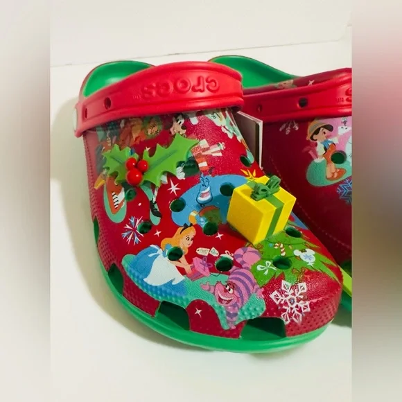 Disney Mickey Mouse and Friends Holiday Clogs for Adults by Crocs Size M8, W10 - Picture 6 of 8